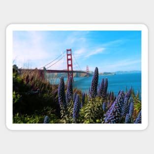 Golden Gate Bridge San Francisco California Photography Sticker